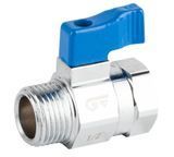 Кран кульовий латунь Genebre 3097 04 1/2" DN10 PN16