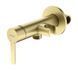 Смеситель для гигиенического душа с держателем на корпусе Genebre KLOE Brushed Gold матовое золото 65144194567